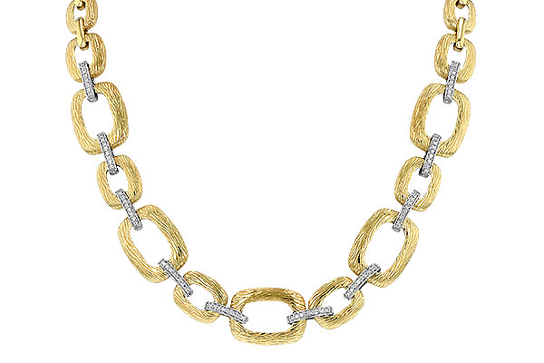 A061-46081: NECKLACE .48 TW (17 INCHES)