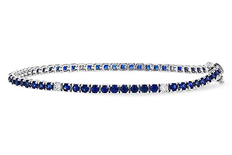 A329-65163: BRACELET 3.27 TW SAPP 3.52 TGW (7")