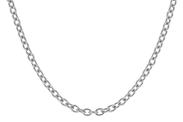 B328-79672: CABLE CHAIN (1.3MM, 14KT, 24IN, LOBSTER CLASP)