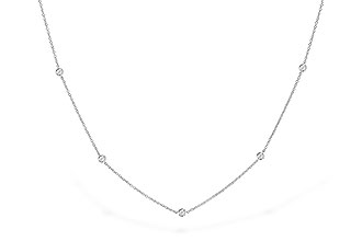 C327-85163: NECK .50 TW 18" 9 STATIONS OF 2 DIA (BOTH SIDES)