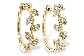 C329-66063: EARRINGS .25 TW