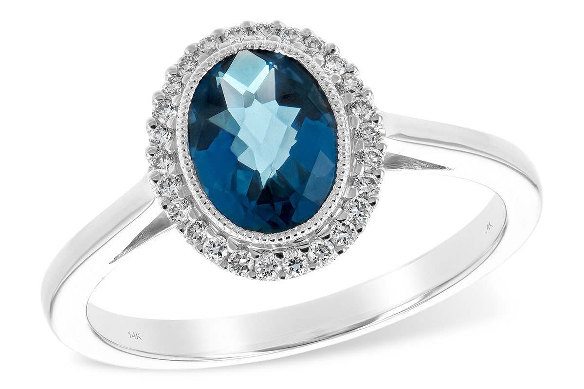 E244-19663: LDS RG 1.27 LONDON BLUE TOPAZ 1.42 TGW