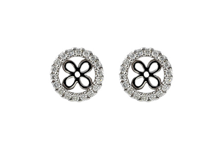 F242-40572: EARRING JACKETS .30 TW (FOR 1.50-2.00 CT TW STUDS)
