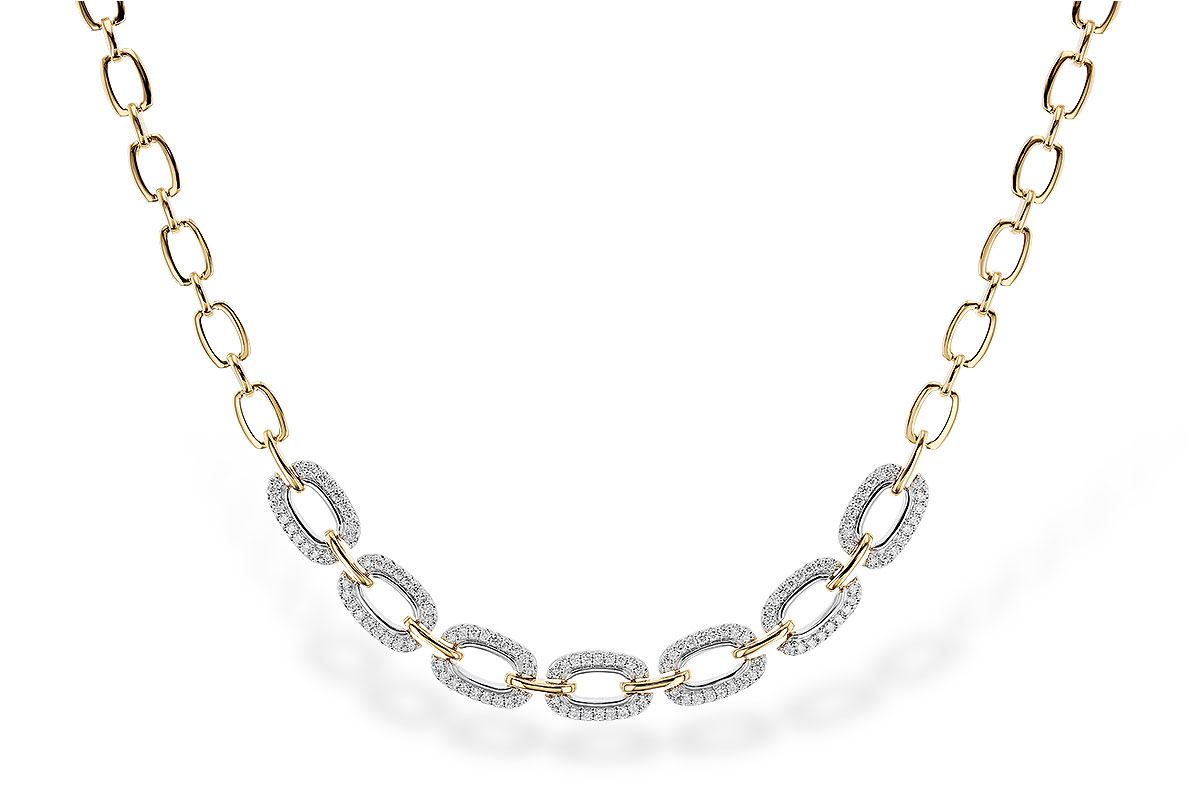 F328-74208: NECKLACE 1.95 TW (17 INCHES)