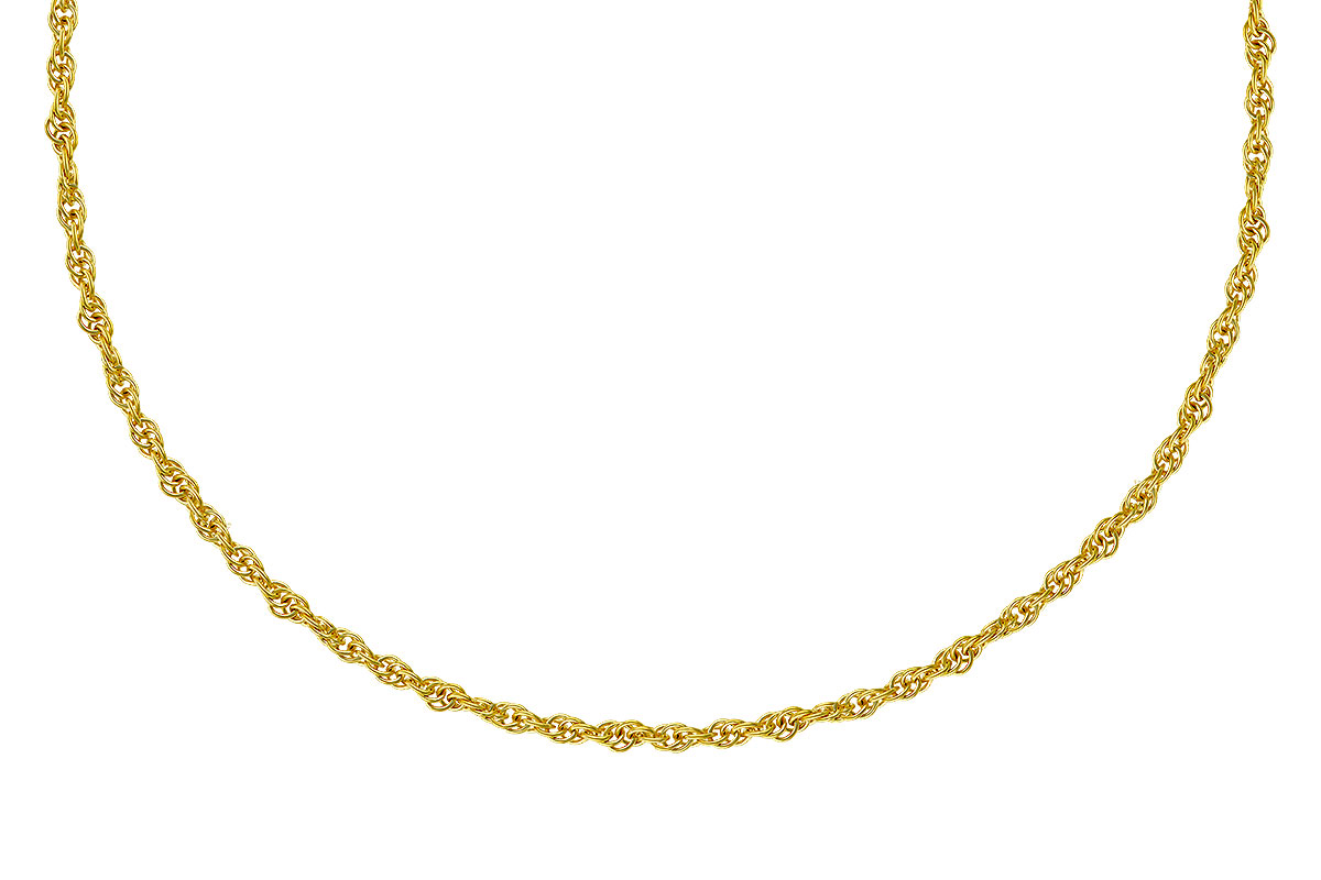 F328-78817: ROPE CHAIN (8IN, 1.5MM, 14KT, LOBSTER CLASP)