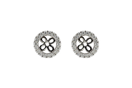 G242-40563: EARRING JACKETS .24 TW (FOR 0.75-1.00 CT TW STUDS)