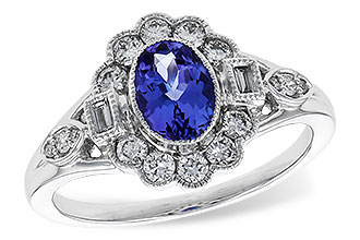 M329-65153: LDS RG .80 TANZANITE 1.20 TGW (7x5MM OV)
