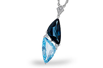 M329-66053: NECK 6.87 BLUE TOPAZ 6.97 TGW