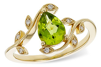 M329-66071: LDS RG 1.16 PERIDOT 1.22 TGW (8x6MM PER)